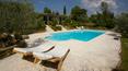 Toscana Immobiliare - Pool of the luxury villa for sale in Arezzo