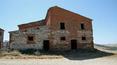 Toscana Immobiliare - nel cuore puro e colonico della toscana, podere in vendita con casali da ristrutturare e terreni per 2 ha, vista magnifica, in the farm pure heart of tuscany, near asciano, farmhouse to restore on sale with 2 he of land and annexes