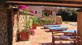 Toscana Immobiliare - terrace of the elegant villa in sardinia surrounded by a luxuriant garden with swimming pool