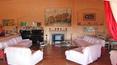 Toscana Immobiliare - living area of the elegant villa in sardinia surrounded by a luxuriant garden with swimming pool