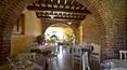 Toscana Immobiliare - beautiful restaurant inside the farmhouse