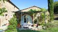 Toscana Immobiliare - Terrace on the garden of the property for sale in Montalcino, Tuscany