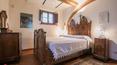 Toscana Immobiliare - Camera da letto del casale tipico toscano in vendita a Trequanda