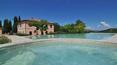 Toscana Immobiliare - swimming pool of the luxury property for sale in Montalcino, Siena, Tuscany