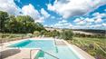 Toscana Immobiliare - Splendido casale con piscina in vendita vicino Siena, Asciano, Toscana