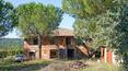 Toscana Immobiliare - Das Anwesen besteht aus einem gemauerten Bauernhaus und drei Nebengebäuden, umgeben von einem 3.600 qm großen Garten und Park