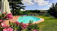 Toscana Immobiliare - Il casale ha una bellissima piscina panoramica con vista su Montepulciano e sui vigneti.