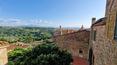 Toscana Immobiliare - Stone building with panoramic garden for sale in Montisi Trequanda Siena Tuscany