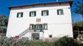 Toscana Immobiliare - Luxury Villa for sale in Tuscany with stone restored farmhouse, gardens, church, swimming pool. Dominant position on the Val Di Chiana countryside