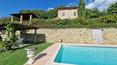 Toscana Immobiliare - Stone farmhouse with park, swimming pool, 4 ha of land and panoramic views on the hills of Arezzo, Tuscany