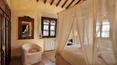 Toscana Immobiliare - The farmhouse for sale enjoys a wonderful panoramic view over the Val d'Orcia