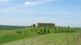 Toscana Immobiliare - Farmhouse to renovate with panoramic views, annexe, 1 ha of land with olive grove and pond in Asciano