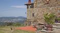 Toscana Immobiliare - Property with country house, outbuildings, restaurant, pool and 8 ha of land for sale in a panoramic position in Reggello, close to Florence, Tuscany.