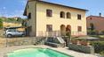 Toscana Immobiliare - Porzione di villa con piscina e giardino in vendita in provincia di Arezzo