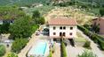 Toscana Immobiliare - Portion of villa with swimming pool and garden for sale in the province of Arezzo