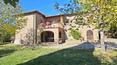 Toscana Immobiliare - Tuscan farmhouse with 2 annexes, 21 hectares of woodland and olive groves, cypress-lined driveway and breathtaking views in the province of Arezzo