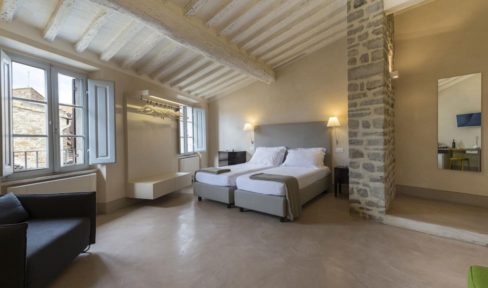 Toscana Immobiliare - Camera da letto del Bed and breakfast for sale in Tuscany, Arezzo