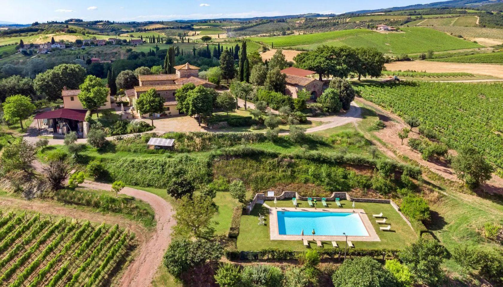 Toscana Immobiliare - Chianti farm for sale with Chianti wine production